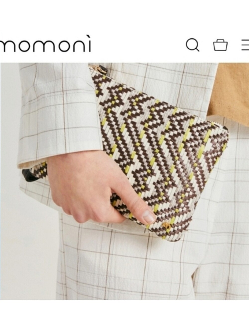 🆕️ MOMONI FRAGUA BAG Clutch Wristlet Resortwear Travel Coastal Makeup Beauty